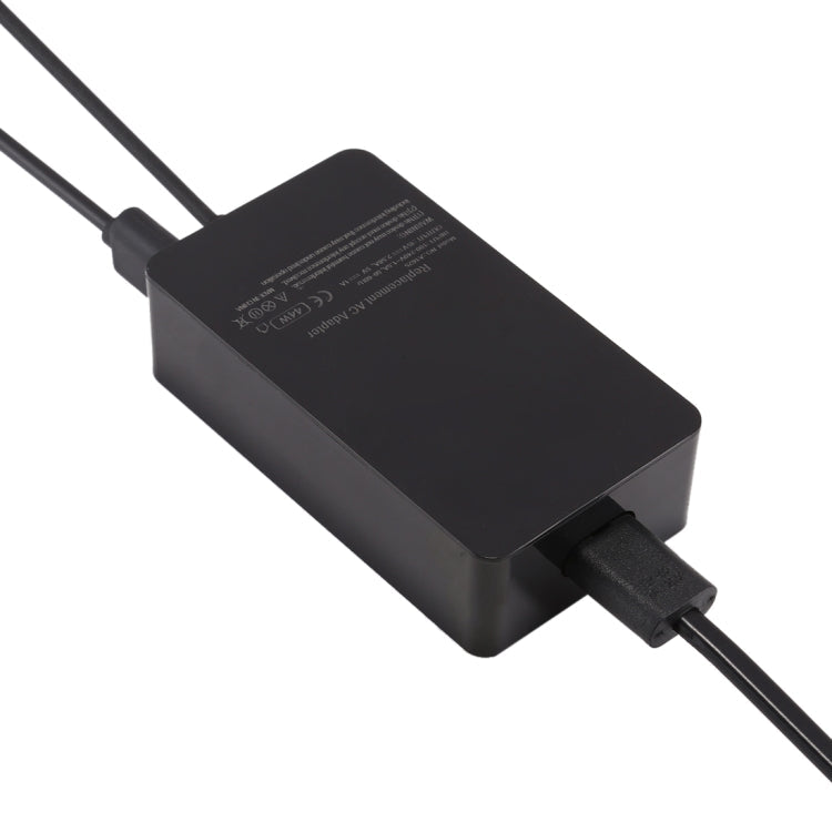 Lisslune | A1625 15V 2.58A 44W AC Power Supply Charger Adapter for Microsoft Surface Pro 6 / Pro 5 (2017) / Pro 4, EU Plug