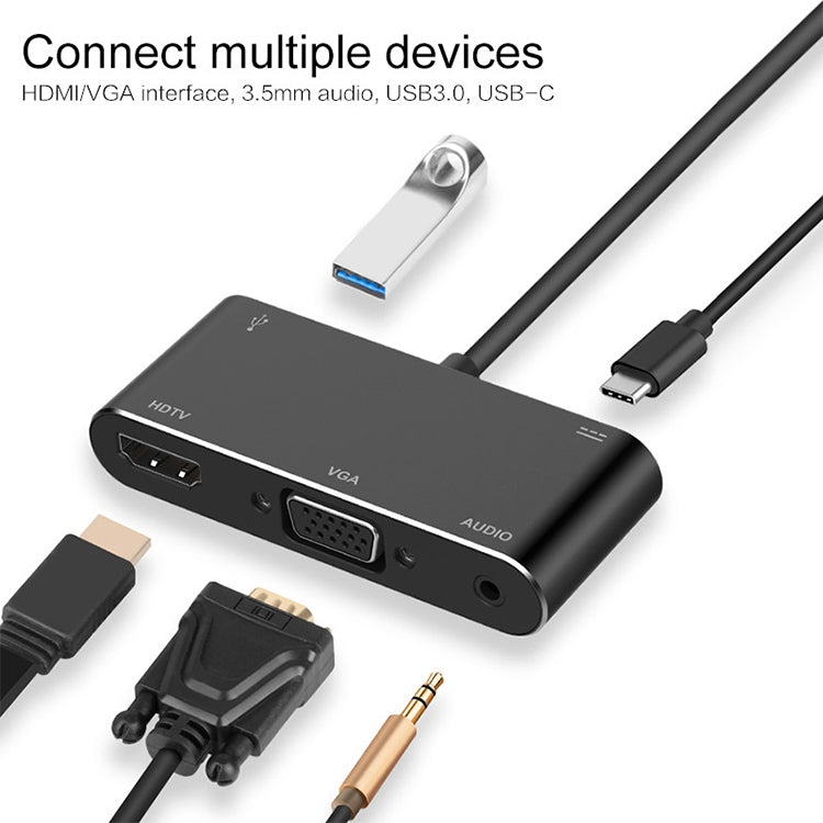 Lisslune | USB-C / Type-C to HDMI / VGA / USB 3.0 / PD Converter