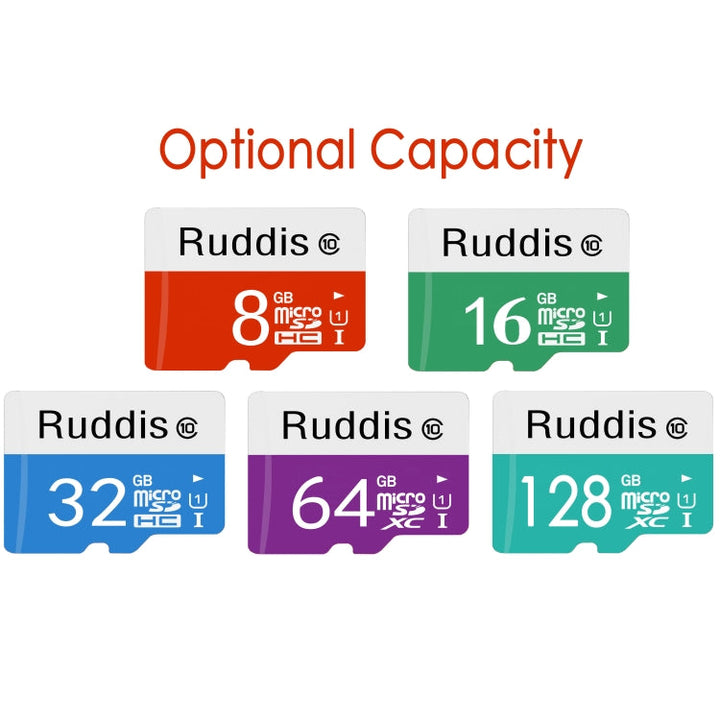 Lisslune | Ruddis 128GB High Speed Class 10 TF/Micro SDXC UHS-1(U1) Memory Card