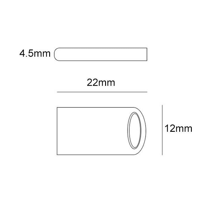 Lisslune | Zsuit 128GB USB 3.0 Mini Metal Ring Shape USB Flash Drive