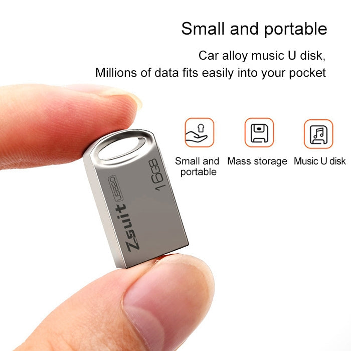 Lisslune | Zsuit 128GB USB 3.0 Mini Metal Ring Shape USB Flash Drive