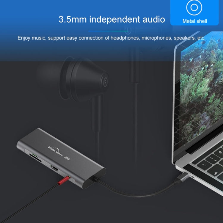 Lisslune | Blueendless 9 In 1 Multifunction Type-C / USB-C HUB Expansion Dock
