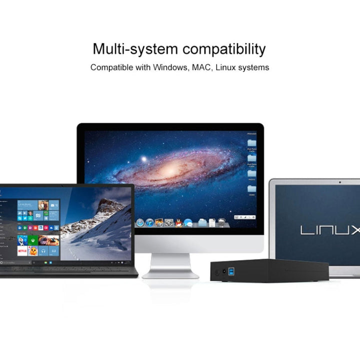 Lisslune | Blueendless 2.5 / 3.5 inch SSD USB 3.0 PC Computer External Solid State Mobile Hard Drive Enclosure Hard Drive (UK Plug)