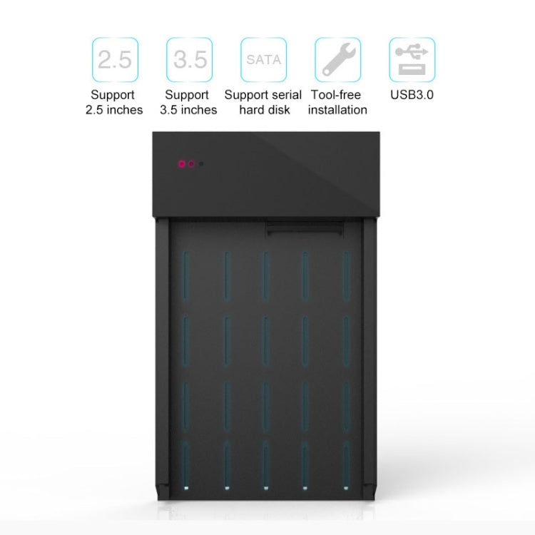 Lisslune | Blueendless 2.5 / 3.5 inch SSD USB 3.0 PC Computer External Solid State Mobile Hard Drive Enclosure Hard Drive (UK Plug)