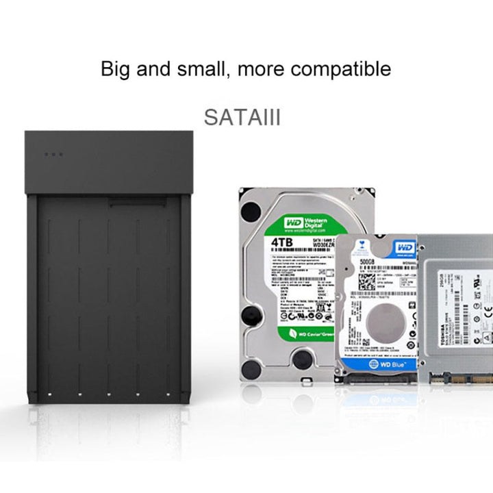 Lisslune | Blueendless 2.5 / 3.5 inch SSD USB 3.0 PC Computer external Solid State Mobile Hard Drive Enclosure Hard Drive (US plug)