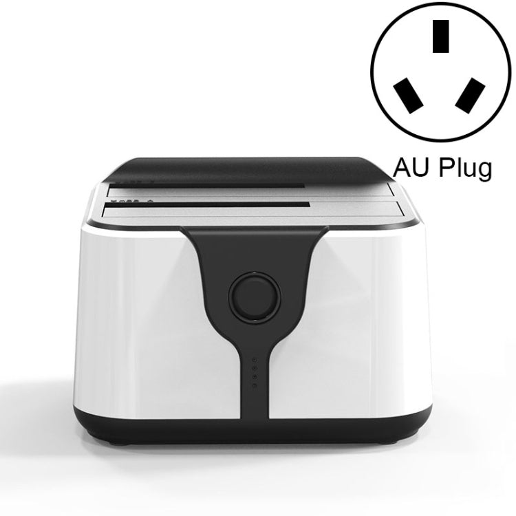 Lisslune | Blueendless 2.5 / 3.5 Inch SATA USB 3.0 2 Bay Hard Drive Dock (AU Plug)