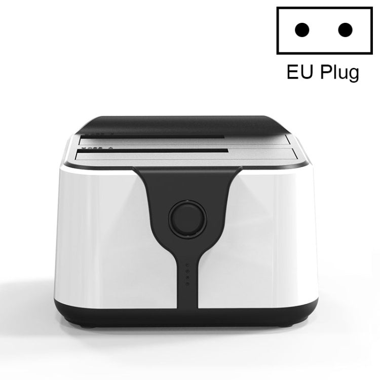 Lisslune | Blueendless 2.5 / 3.5 inch SATA USB 3.0 2-Bay Hard Drive Dock (EU Plug)
