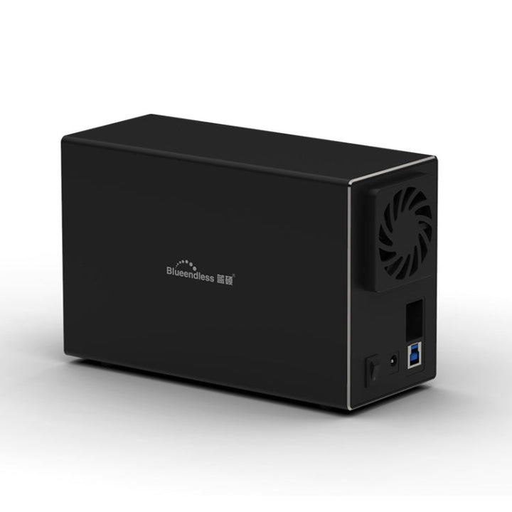 Lisslune | Blueendless USB-B interface 3.5 inch 2-Bay RAID combination array HDD external enclosure (UK plug)