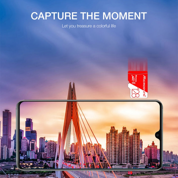 Lisslune | MICRODATA 256GB High Speed U3 Red and White TF(Micro SD) Memory Card