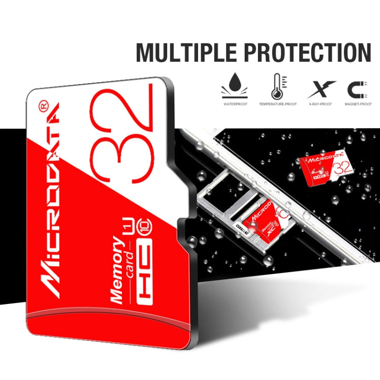 Lisslune | MICRODATA 256GB High Speed U3 Red and White TF(Micro SD) Memory Card