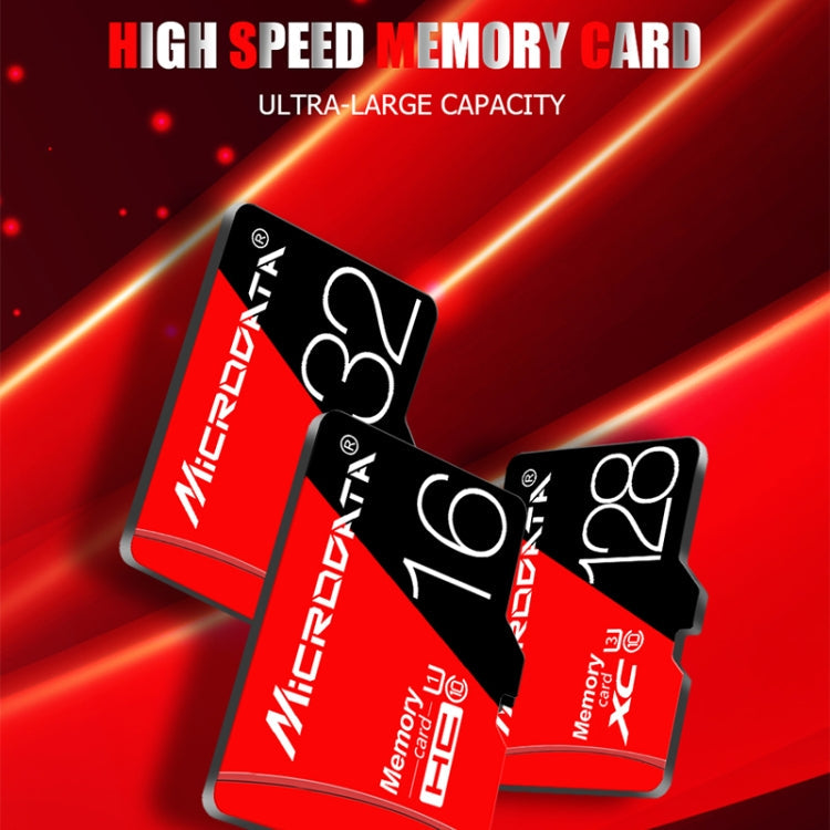 Lisslune | MICRODATA 256GB U3 Red and Black TF(Micro SD) Memory Card