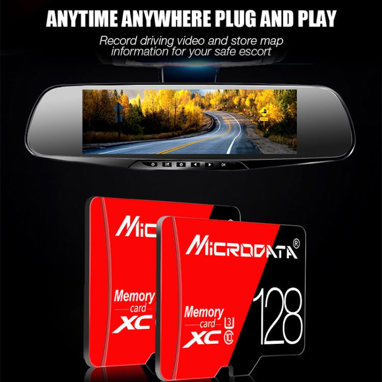 Lisslune | MICRODATA 256GB U3 Red and Black TF(Micro SD) Memory Card
