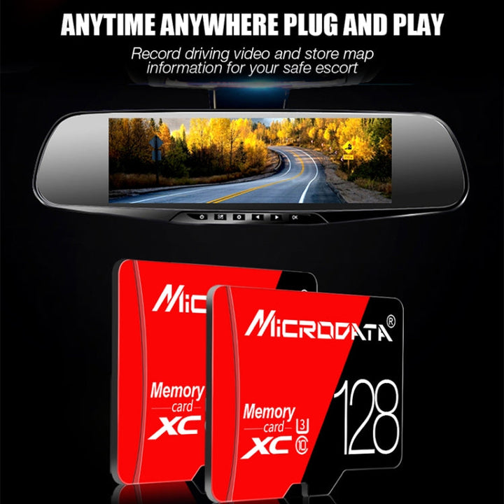 Lisslune | MICRODATA 256GB U3 Red and Black TF(Micro SD) Memory Card