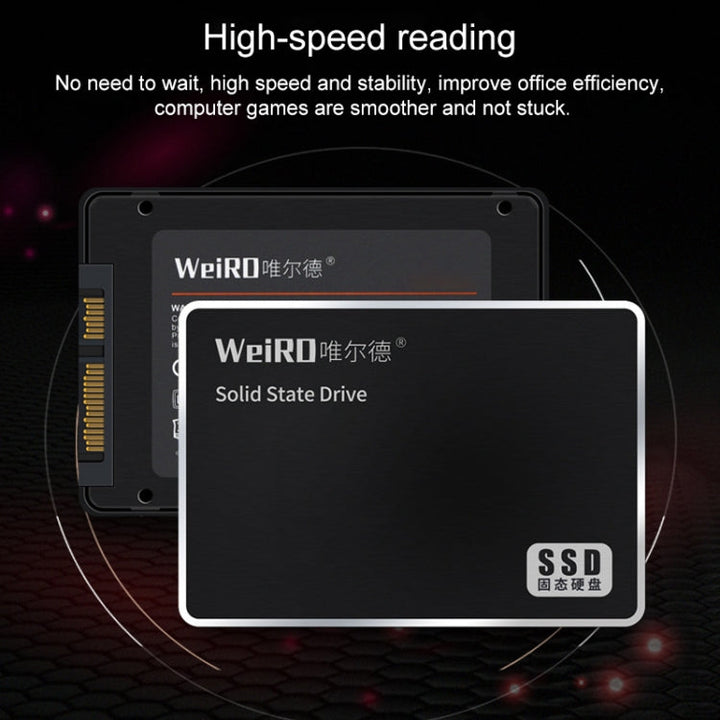 Lisslune | WEIRD S500 128GB 2.5 Inch SATA3.0 Solid State Drive for Laptop, Desktop