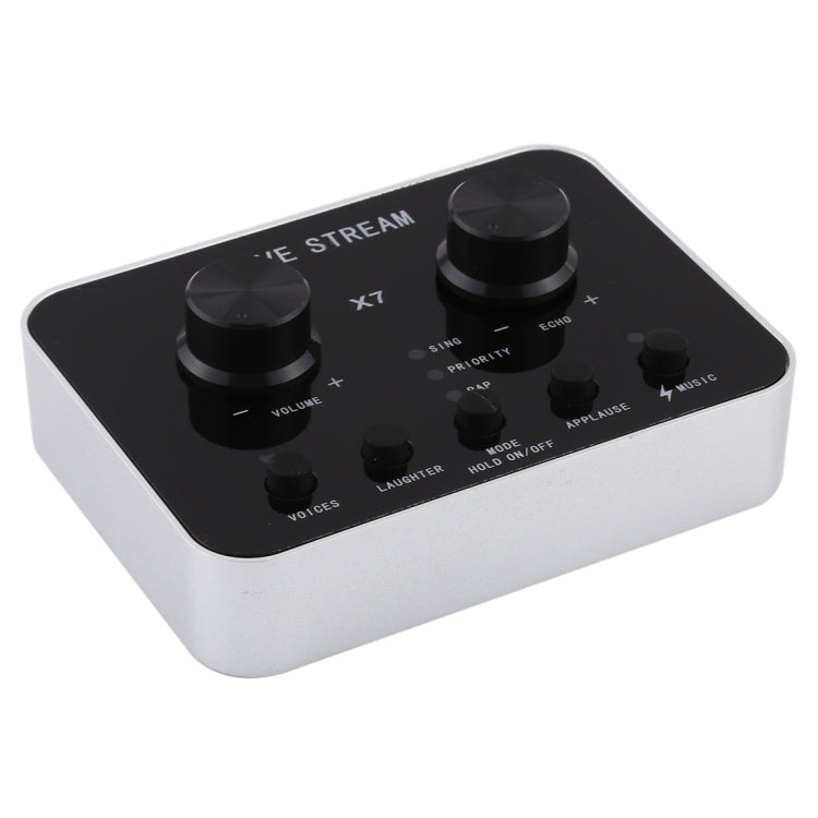 Lisslune | X7 Live Broadcast Audio USB Headset Microphone Webcast Entertainment Streamer Sound Card for Phone, Computer PC