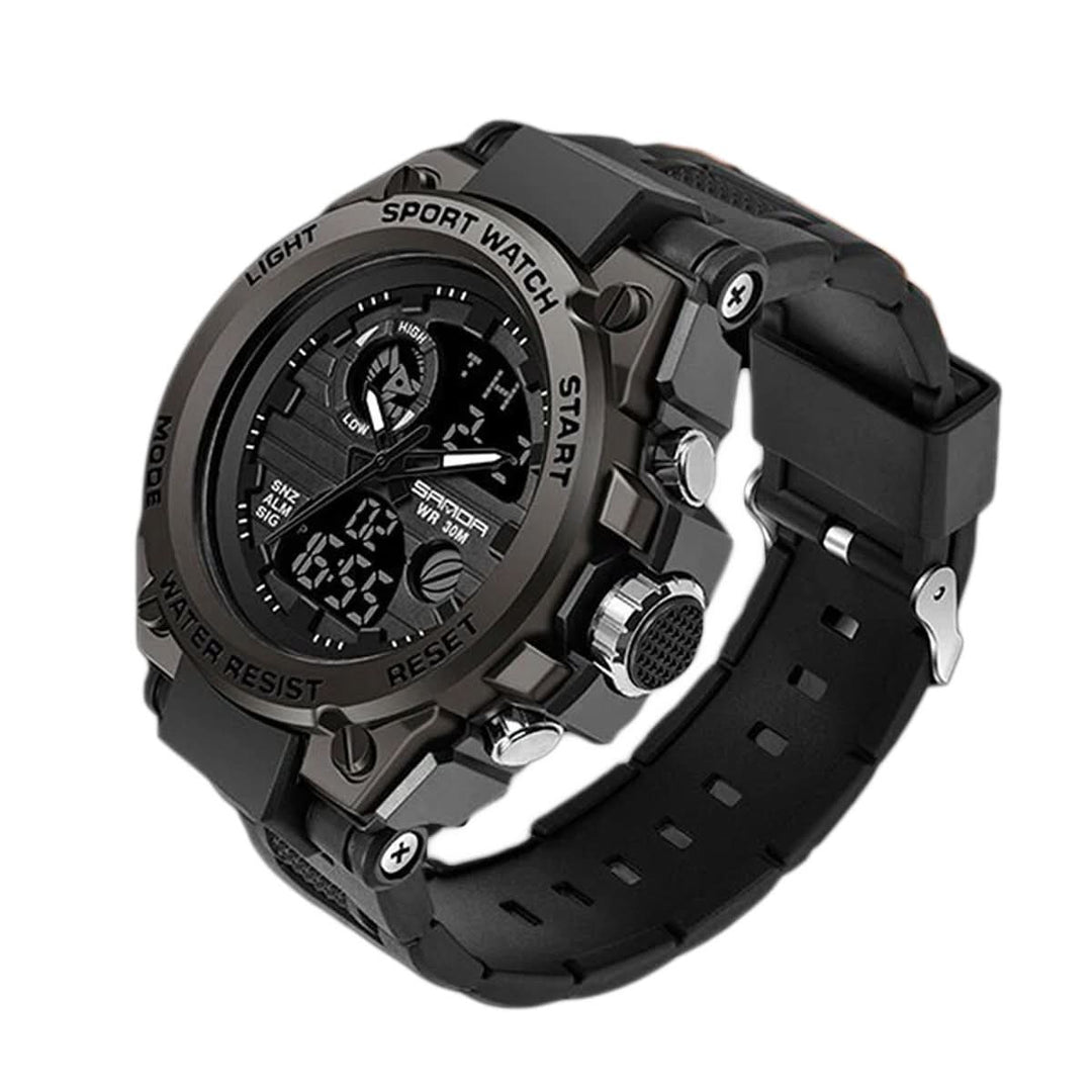 Lisslune | Men’s Military Watch with Analog Digital Display and Features