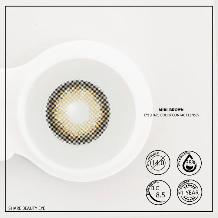 Rynx Miki Brown 14.0mm 1 Pair | 1 Year