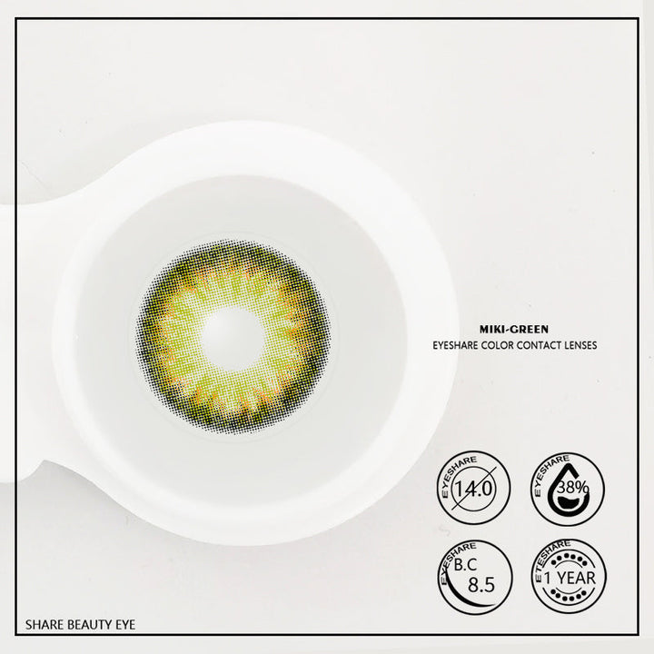 Rynx Miki Green 14.0 mm 1 Pair | 1 Year