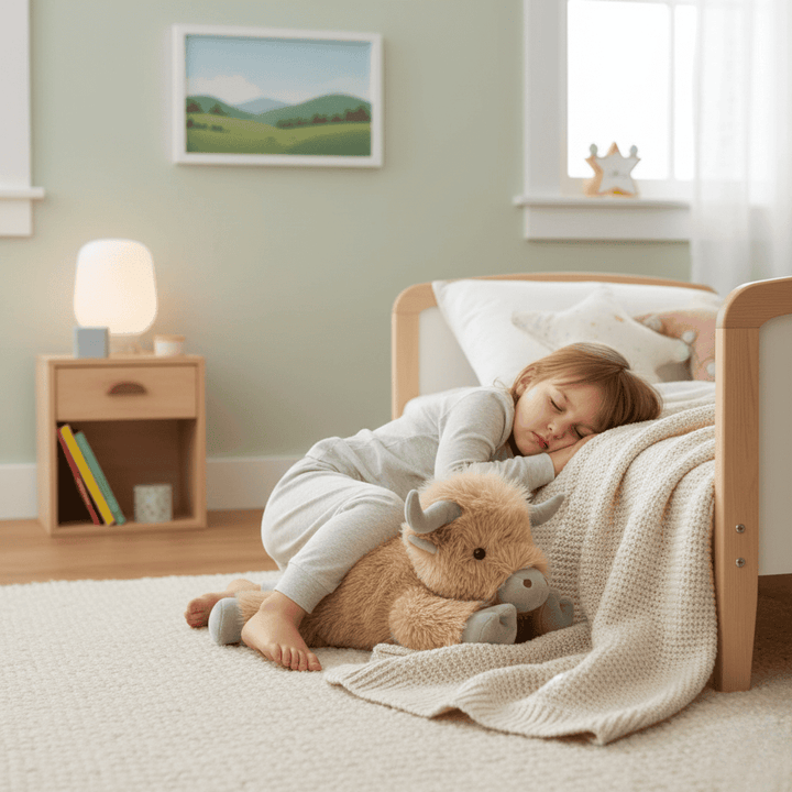 Lisslune | Cozy Highland Cattle Plush Toy for Kids and Adults