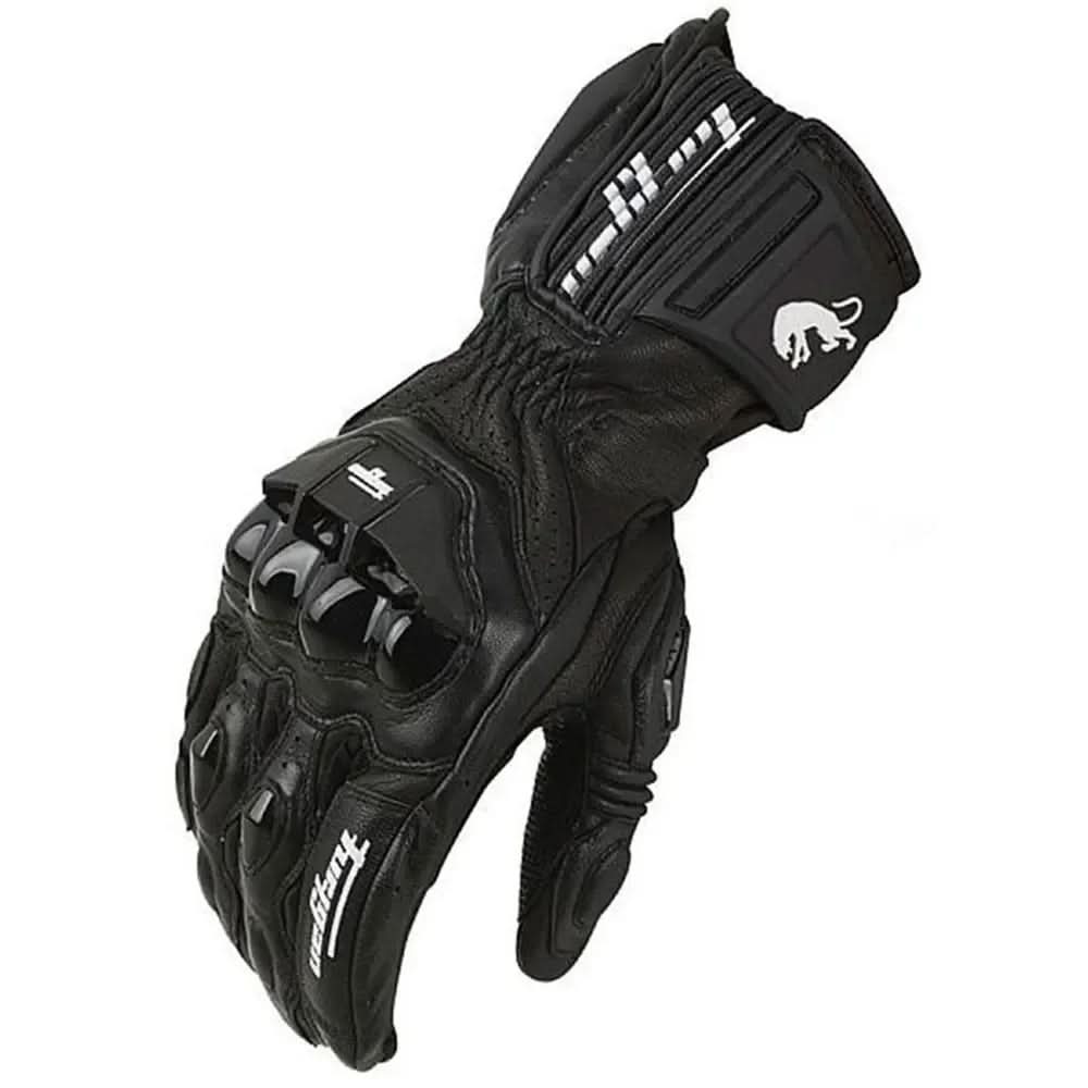 Lisslune | Motorcycle gloves made of leather with protection padding & perfect grip