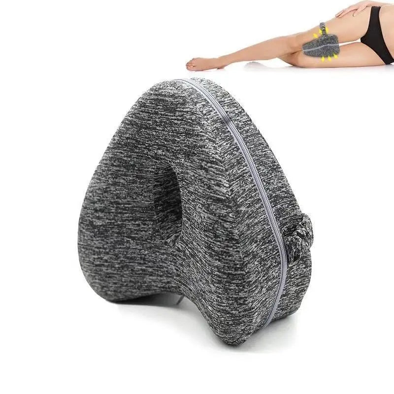 Lisslune | Orthopedic Knee Pillow for Side Sleepers – Ergonomic Leg Pillow with Memory Foam for Better Sleep