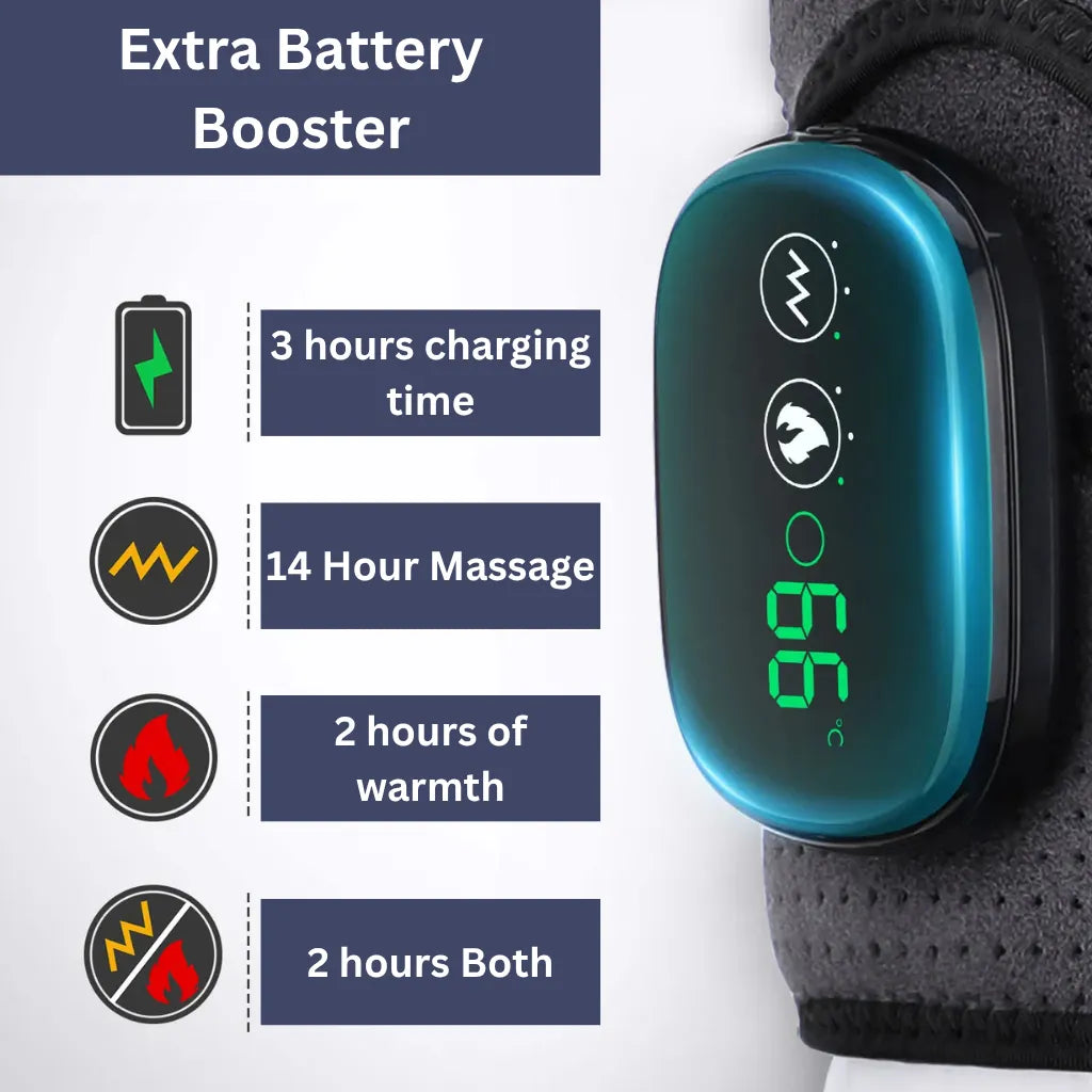 Lisslune | Shoulder Massage Device | Heat Therapy, Adjustable Intensity & Ideal for Muscle Relaxation