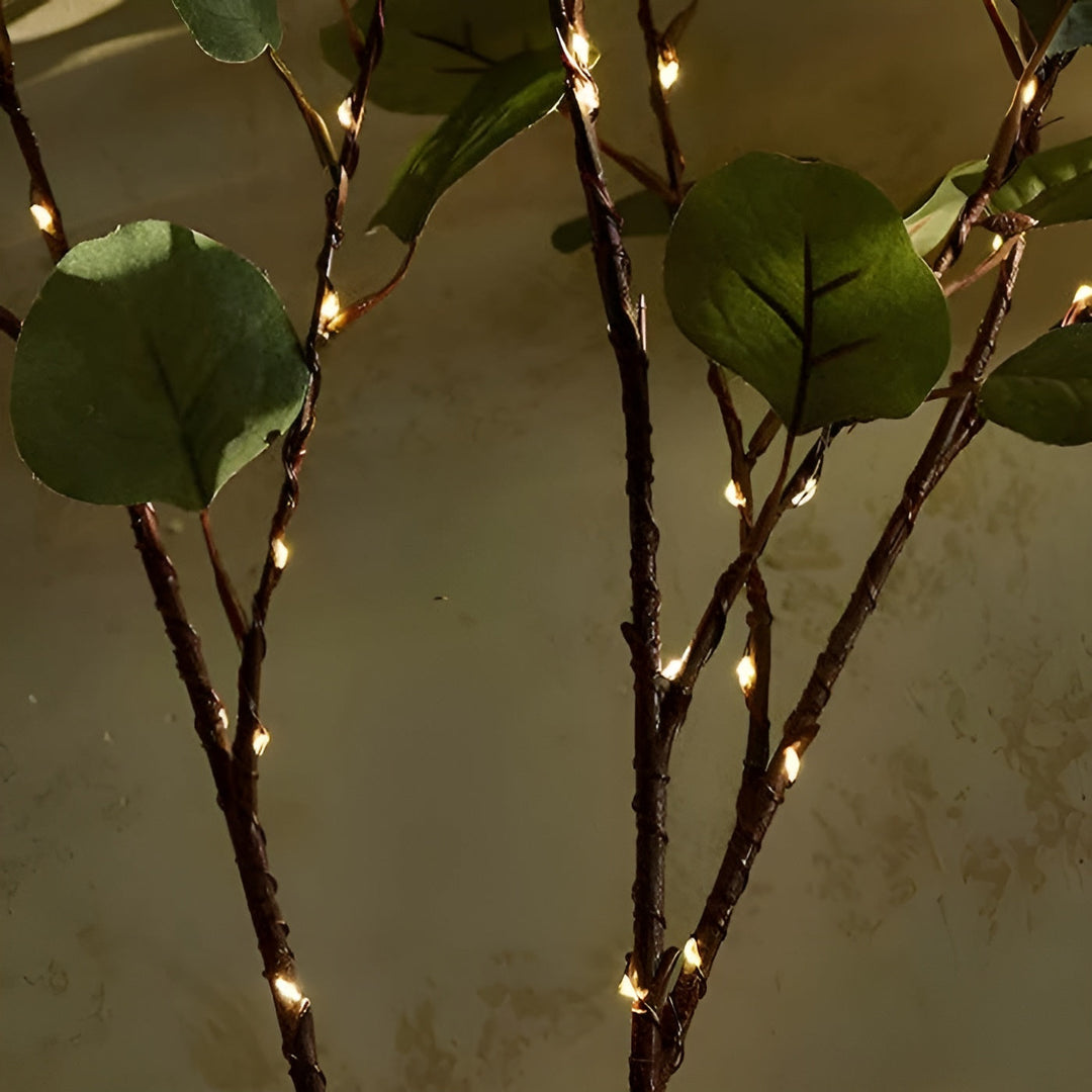 Lisslune | EverLeaf Light – Natural Olive Branch LED Lamp for Atmospheric Lighting