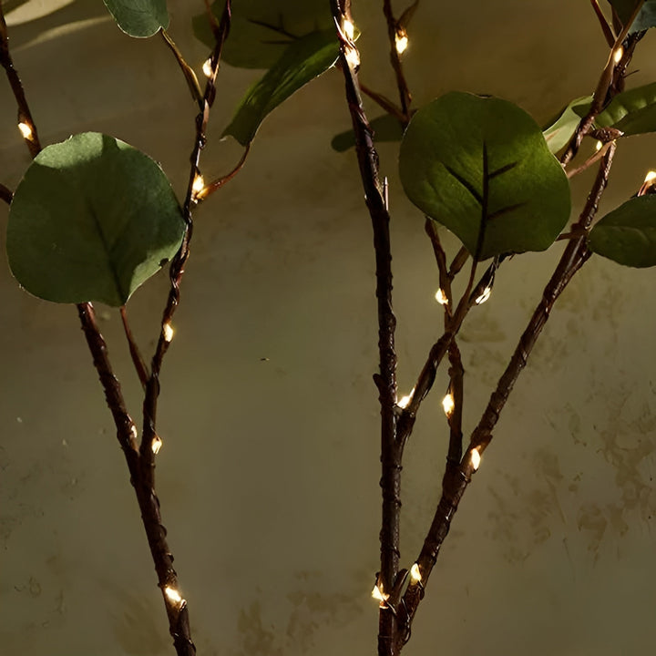 Lisslune | EverLeaf Light – Natural Olive Branch LED Lamp for Atmospheric Lighting