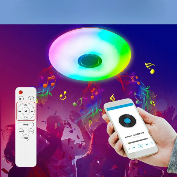 Lisslune | Modern ceiling light with built-in speaker