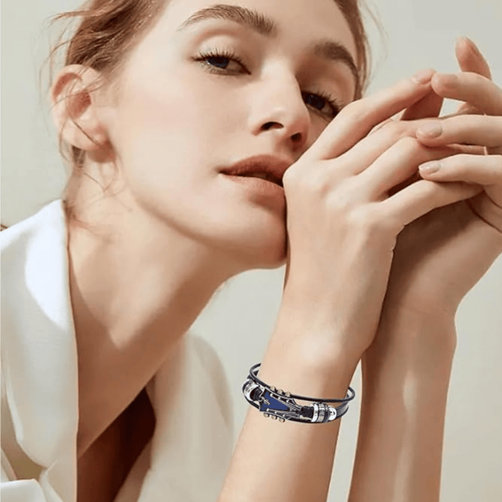 Lisslune | Music-inspired leather bracelet