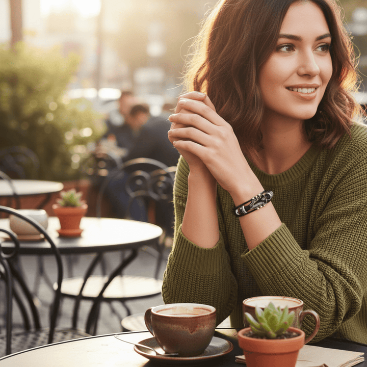 Lisslune | Music-inspired leather bracelet