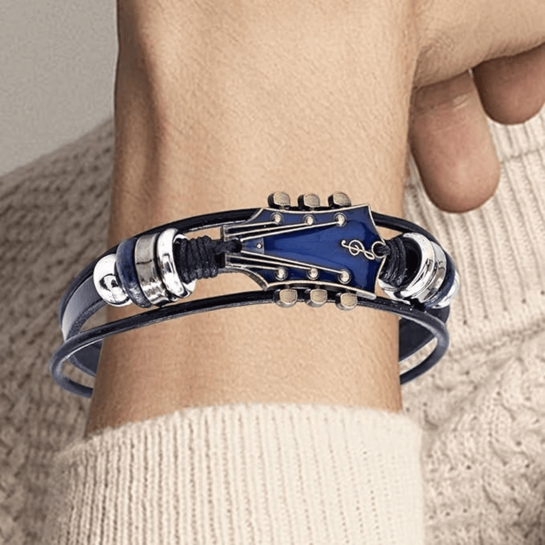 Lisslune | Music-inspired leather bracelet