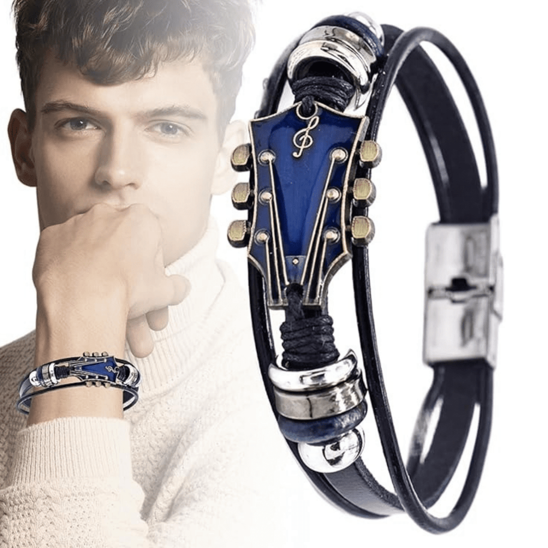 Lisslune | Music-inspired leather bracelet