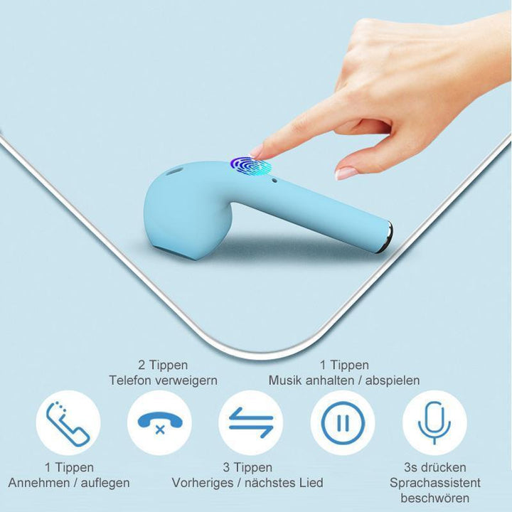 Lisslune | Macaron wireless Bluetooth headset headphones