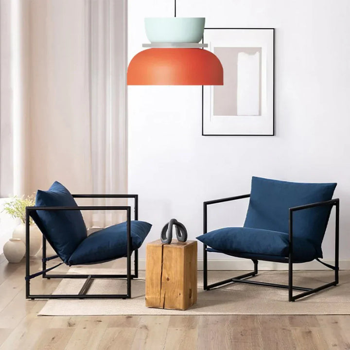 Lisslune | Nordic Color Block Pendant Light Fixture - Modern Hanging Lamp for Kitchen & Dining Room