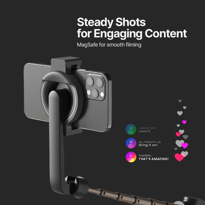 Lisslune | iPhone Tripod with Wireless Remote | for Content Creators