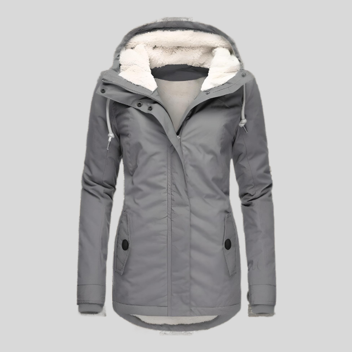 Lisslune | Waterproof and warm winter jacket with hood for women