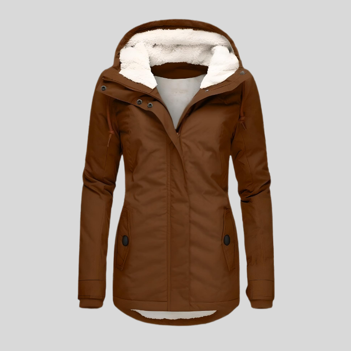 Lisslune | Waterproof and warm winter jacket with hood for women