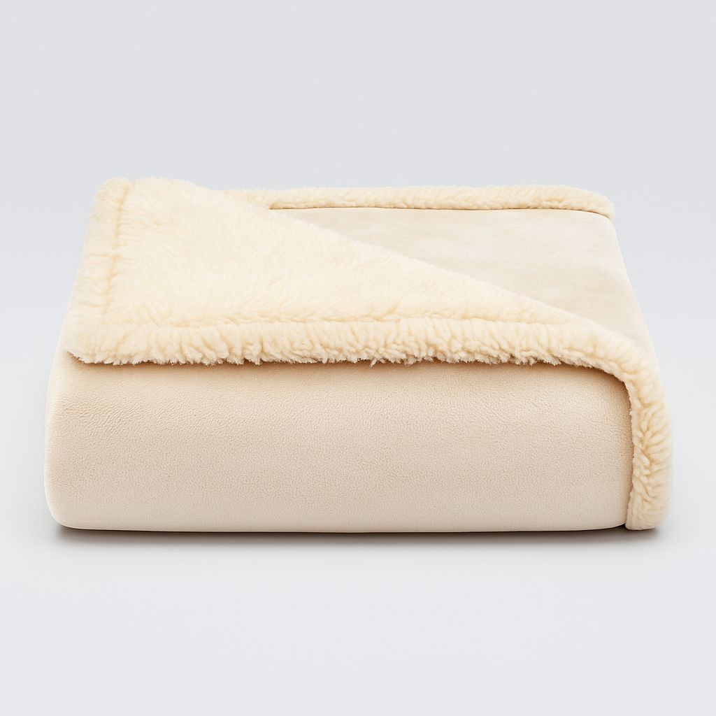 Lisslune | LoveGuard – Waterproof Couples Blanket | Ultra-Soft Sherpa Comfort & Spill-Proof Protection