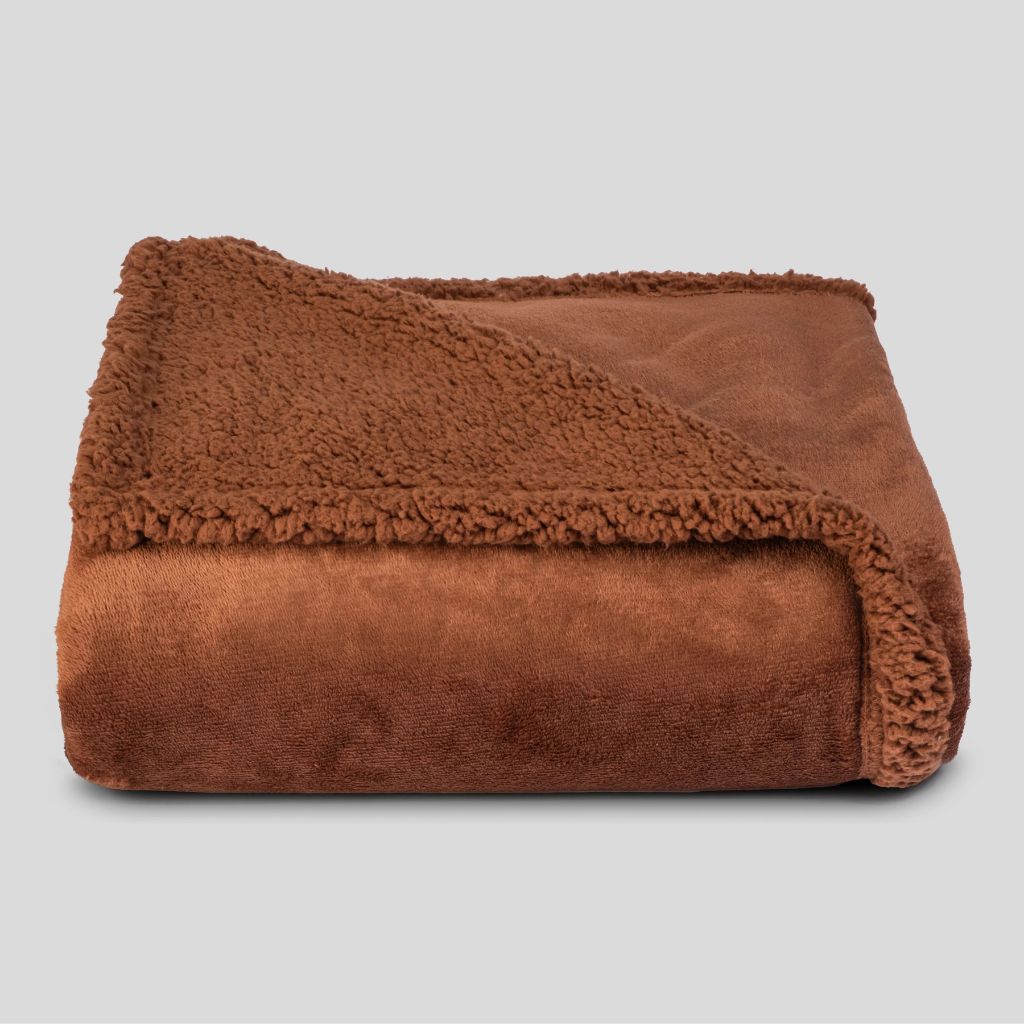 Lisslune | LoveGuard – Waterproof Couples Blanket | Ultra-Soft Sherpa Comfort & Spill-Proof Protection