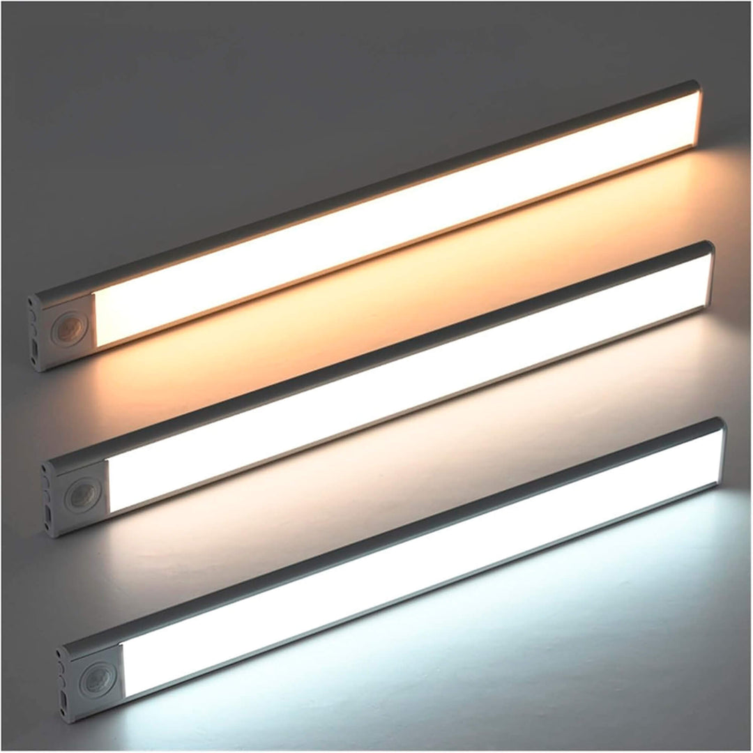Lisslune | Magnetic Motion Sensor Light | Modern Silver Design, USB Rechargeable & Easy-to-Mount for Home Safety and Ambiance