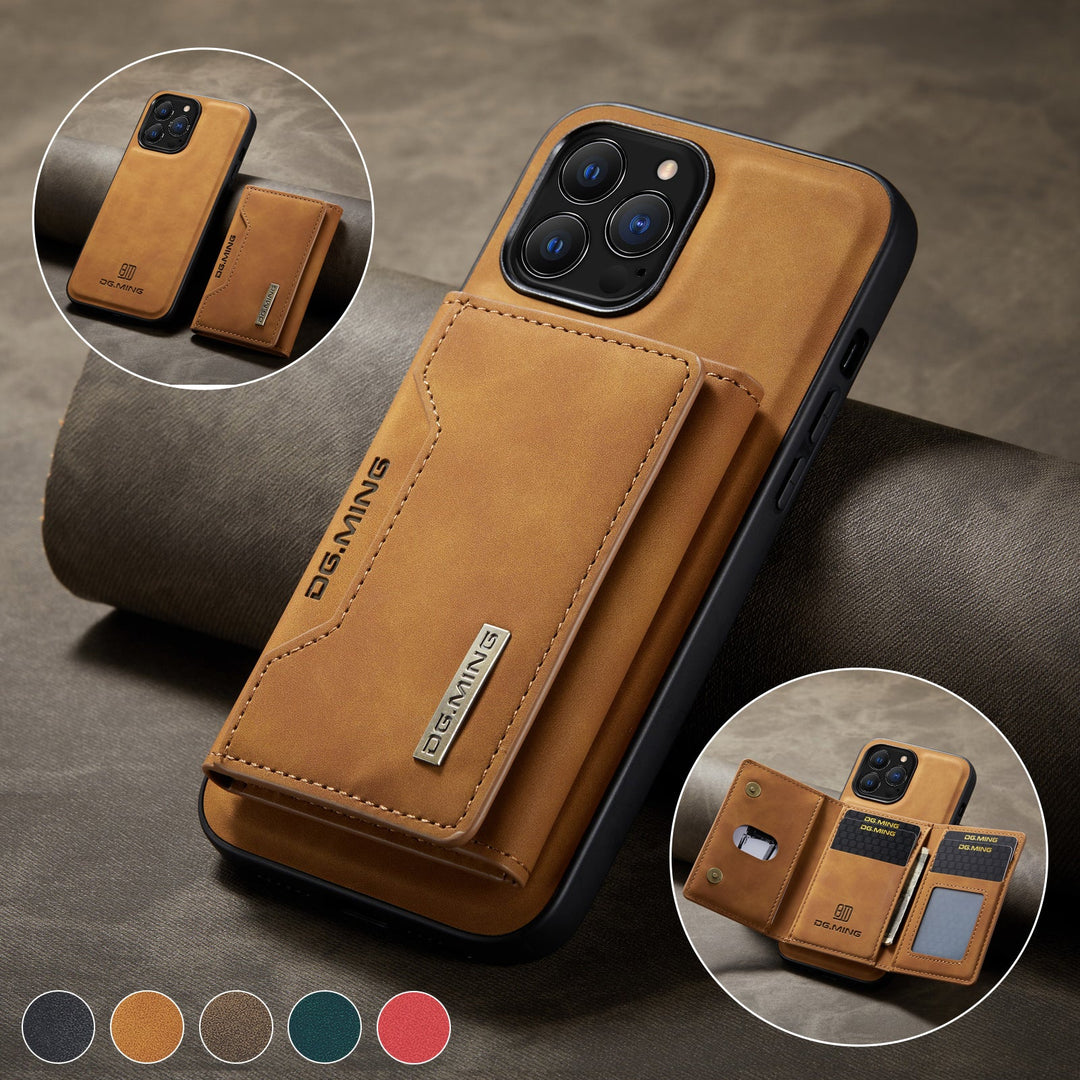 Lisslune | 2 in 1 detachable leather wallet case for iPhone