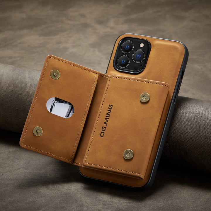 Lisslune | 2 in 1 detachable leather wallet case for iPhone