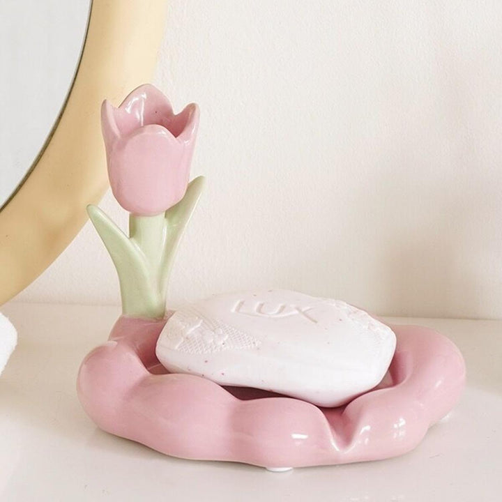 Rynx Spring Flower Soap Dish Bathroom Decor