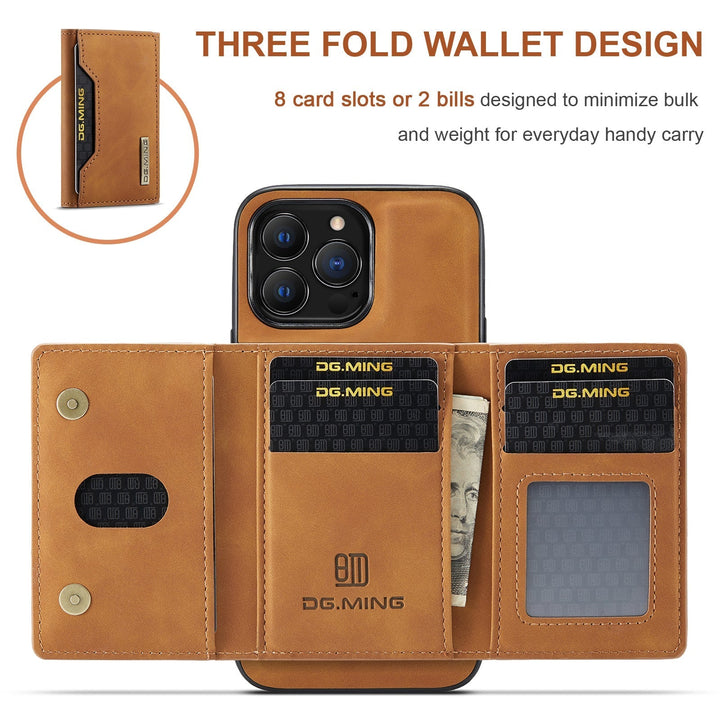 Lisslune | 2 in 1 detachable leather wallet case for iPhone