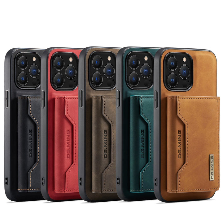 Lisslune | 2 in 1 detachable leather wallet case for iPhone