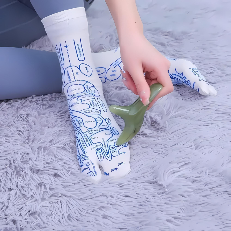 Lisslune | Therapeutic Massage Socks | Acupressure Design for Instant Pain Relief & Relaxation at Home