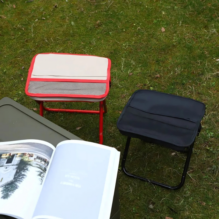 Lisslune | Ultra-Light Foldable Camping Chair | Tear-Resistant, Space-Saving & Ideal for Festivals, Fishing Trips & Outdoor Relaxation
