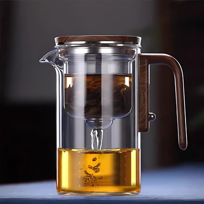Lisslune | Tea Infuser | Durable Borosilicate Glass for Effortless Hot & Cold Brewing at Home