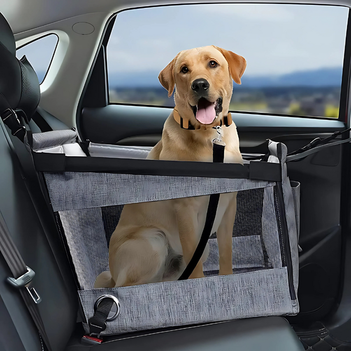 Lisslune | Portable Cats & Dog Seat for Car | Waterproof, Spacious & Secure for Stress-Free Car Rides | Dog Car Booster Seat for Summer Holidays